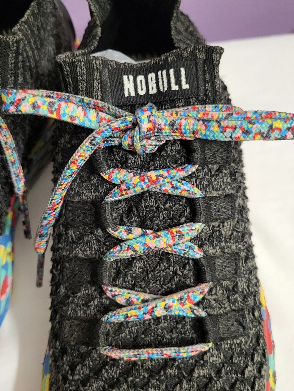 Colorful NOBULL Wild Runners All Day Knit Sneakers Slip-on Shoes Unisex Mens 8.5 - Picture 12 of 14
